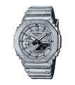Casio G-SHOCK Uhr Metallic Herrenuhr Silberfarben GM-2100YM-8AER