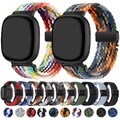 Nyon Loop Armabnd Ersatz Für Fitbit Versa 4 Versa 3 Sense 2 Sense 1 Uhrenarmband