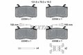 TEXTAR Bremsbelagsatz, Scheibenbremse 2209401 für ALFA ROMEO