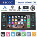 Für Ford Focus C S Max Transit Kuga Mondeo DAB+ 64G Android 14 Autoradio Carplay