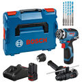 Bosch Akku-Bohrschrauber GSR 12V-35 FC+GFA 12-H+GFA 12-B (2x3,0 Ah+Lader) L-BOXX