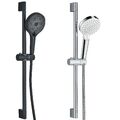 Dusch Set Duscharmatur Brause Garnitur Bad Duschkopf mit Handbrause Duschstange