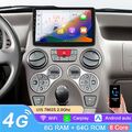 9" Autoradio Android 13 6+64G GPS Navi Carplay Für Fiat Panda 2003-2012 DSP DAB+