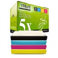 5x Toner für Lexmark Optra C 500 N, 0C500H2KG - 0C500H2YG CMYK