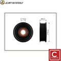 UMLENKFÜHRUNGSROLLE KEILRIPPENRIEMEN 500262 FÜR MAZDA 32 ZJ07/ZJ30/ZJ-VE 1.3L 2 
