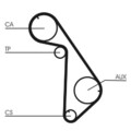 CONTINENTAL CTAM Wasserpumpe + Zahnriemensatz CT846WP4 für SEAT VW