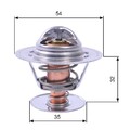 GATES Thermostat, Kühlmittel  u.a. für BEDFORD, GM KOREA, OPEL, VAUXHALL