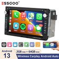 64G Autoradio Android 14 GPS NAVI SWC Für VW 9N Golf Jetta MK4 Polo Passat B5 T5