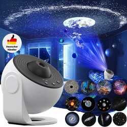 LED Sternenhimmel Projektor HD Skylight Projector 13 in 1 Planet Discs Galaxy