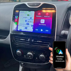 10.1" Android 15 Apple Carplay Autoradio GPS Navi WIFI 32GB Für Renault Clio 4