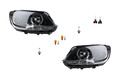 Scheinwerfer Set passend für VW Touran 1T m. Leuchtmittel Links Rechts & H15