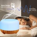 500ML Luftbefeuchter LED Licht Ultraschall Duftöl Aroma Diffuser Humidifier Neu