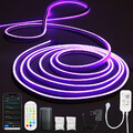 2-10M Neon LED Streifen Wasserdicht APP Strip Wifi Leiste Flex Schlauch RGBIC