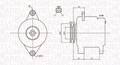 MAGNETI MARELLI Lichtmaschine Generator Lima 063731615010 für NISSAN TRAIL 1 T30