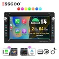 Android 14 2+64G Carplay Autoradio GPS RDS Für VW Golf MK4 Passat B5 Polo 9N T5