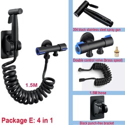 Bidet Brause mit Halter+1.5m Schlauch WC Hand Duschkopf Intim Hygiene Dusche