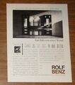 Seltene Werbung ROLF BENZ CREATION 1000 Wandsystem Ein Bild von einer Wand 1994