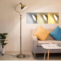 ACMHNC Stehlampe Vintage, Stehleuchte Wohnzimmer Dimmbar LED mit Fernbedienung,