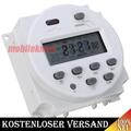 Digitale LCD Zeitschaltuhr DC AC 12V 16A Timer Programmierbar Schalter Zeit Gut