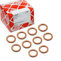10x FEBI BILSTEIN DICHTRING ÖLABLASSSCHRAUBE 07215 AUDI MERCEDES VW SEAT