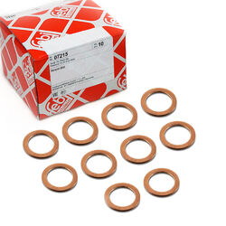 10x FEBI BILSTEIN DICHTRING ÖLABLASSSCHRAUBE 07215 AUDI MERCEDES VW SEAT