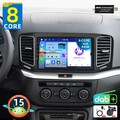 DAB+ Android 15 Für VW Sharan II 7N Seat Alhambra 2 Autoradio Carplay GPS 4+64GB