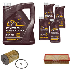FEBI BILSTEIN Inspektionspaket 9L MANNOL Energy Formula PD 5W-40 für VW