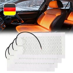 2 Set Auto Carbon Universal Sitzheizung Heizmatten Nachrüstsatz KFZ PKW 2 Stufen