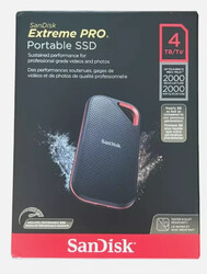 SanDisk Extreme Pro 4TB, 2,5 Zoll tragbare externe SSD - SDSSDE81-4T00-G25