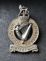 Queens Royal Irish Husars eloxiertes Aluminium Staybright Kappe Abzeichen