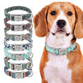 Personalisierte Hundehalsband Halsband Mit Gravur Namen Blumenmuster 7 Farben