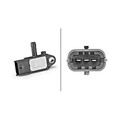ORIGINAL® Hella 6PP 009 409-181 Sensor, Abgasdruck für Ford KA Opel MERIVA A