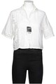 Desigual Bluse Damen Oberteil Hemd Hemdbluse Gr. L Baumwolle Weiß #ov9a845