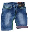 Dicke Naht Bermuda Herren Shorts Jeans-Bermuda Kurze Hose Capri Sommer Jeans NeD