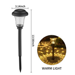 Solarleuchten Garten, 2-10Stk Solarlampen für Außen, LED Licht Solar Wegeleuchte