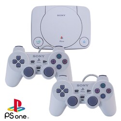 Sony PlayStation 1 PS1 PS One Konsole mit 2 ORIGINAL DualShock Controller 🎮✅