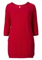 sheego Jerseykleid Damenkleid Damen Fashion Mode Kleid Sommerkleid Rot 115160
