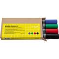 SIGEL BA010 4 SIGEL Whiteboard- und Flipchart-Marker farbsortiert 2,0 - 3,0 mm