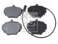 FEBI BILSTEIN 116399 Bremsbelagsatz, Scheibenbremse für LAND ROVER