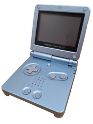 Nintendo Gameboy Advance SP - Konsole Arctic Blue (mit OVP)(PAL) 11191438 GB SP