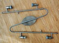 Edelstahl Deckenleuchte 4 flammig, Fischer-Leuchten, 4x GZ10 max. 50W