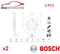 BREMSSCHEIBEN SATZ PAAR HINTEN BOSCH 0 986 479 H50 2PCS A NEU OE QUALITÄT