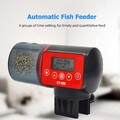 Futterautomat Aquarium Zubehör Fische Futterspender -200ml LCD Digitalanzeige DE