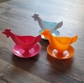 Eierbecher DDR Huhn 3 Stck 