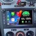 Für Opel Corsa D Zafira B Astra H G Autoradio Android 14 DAB+ 6+128G Carplay GPS