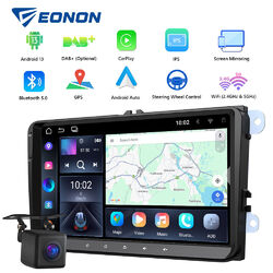 2 DIN Autoradio Android 13 GPS Navi für VW GOLF 5 6 Plus Passat Touran Polo +Kam