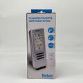 MEBUS funkgesteuerte Wetterstation mit Außensensor, Thermometer, Hygrometer, Fun