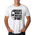 T-Shirt Jonny Johnny Depp Make Mine A Mega Pint Erwachsene - alle Größen
