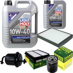 INSPEKTIONSKIT FILTER LIQUI MOLY ÖL 6L 10W-40 für Suzuki Grand Vitara I FT GT