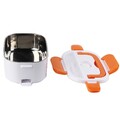 2 In 1 Tragbare Elektrische Beheizte Lunchbox Auto Hause Auto Lebensmittel 1G6A